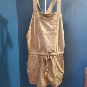 Cotton overall shorts